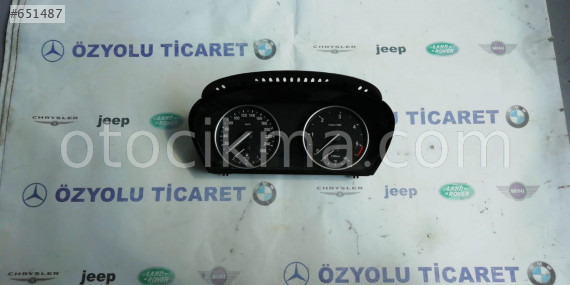 BMW e71 X6 diesel gösterge saati 62119170269