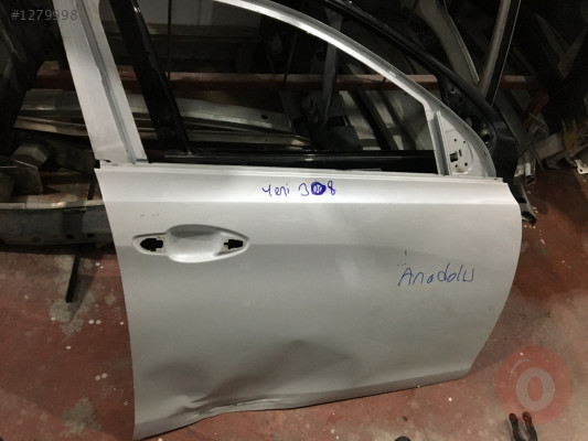 Yeni kasa peugeot 308 çıkma orjinal sağ ön kapı