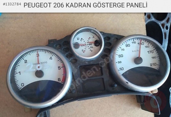 PEUGEOT 206 KM SAATİ