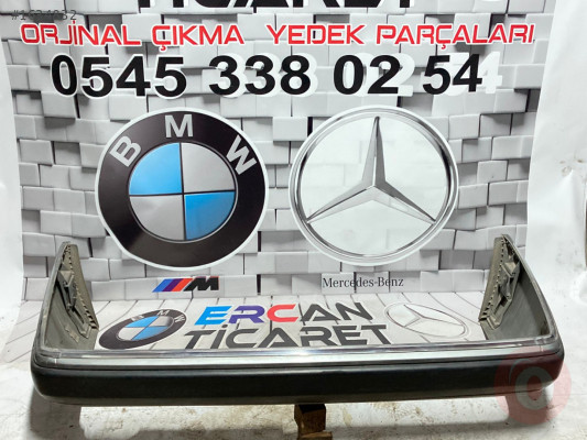 MERCEDES W124 ÇIKMA ORJİNAL NİKELAJLI ARKA TAMPON KOMPLE