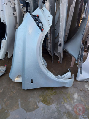Opel corsa d çıkma sag ön çamurluk gri renk