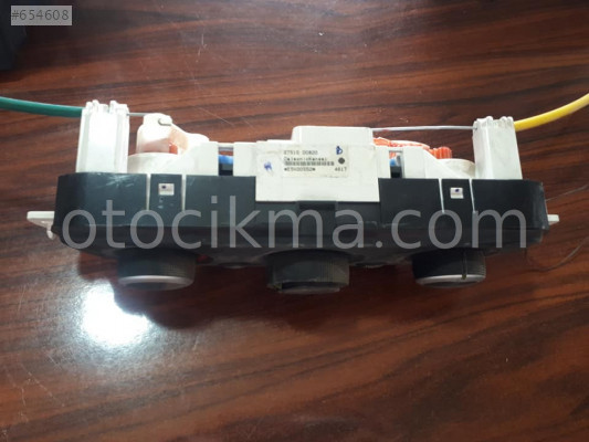 Renault fluence 2012 klima kontrol paneli