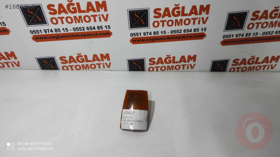 RENAULT 9 ÇIKMA SOL ÖN SİNYAL LAMBASI OEM; 6076127