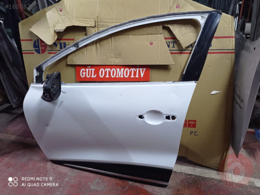 RENAULT CLİO 4 ORİJINAL ÇİKMA SOL ÖN KAPİ GÜL OTOMOTIV
