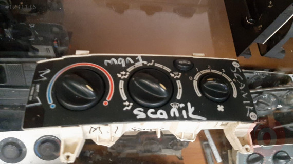 renault megane 1 çıkma klima kontrol paneli