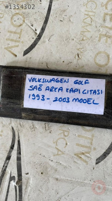 VOLKSWAGEN GOLF SAĞ ARKA KAPI ÇITASI ORİJİNAL ÇIKMA1993-2003