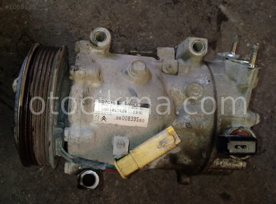 peugeot partner tepee 1.6 euro 5 çıkma klima kompresör