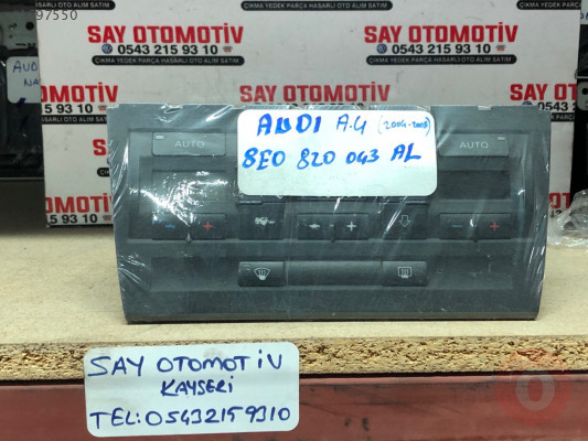 Audi A4 klimatronic kontrol paneli cikma  8E0820043AL