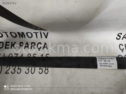 OEM;9625100677  PEUGEOT 206 98-08 SOL ARKA ÇİTA