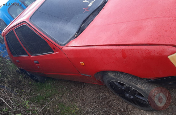 peugeot 205 1.4 benzinli kesme kasa kupa