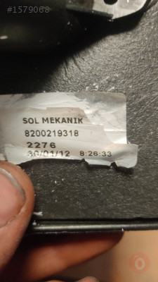 CLIO 2 SOL MEKANİK AYNA 2002/2007 MODEL ARASI ORIJINAL ÇIKMA