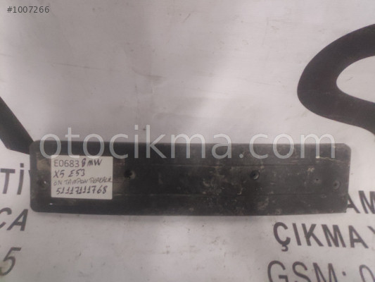 OEM; 51117111768 BMW X5 E53 ÖN TAMPON PLAKALIK OEM; 51117111