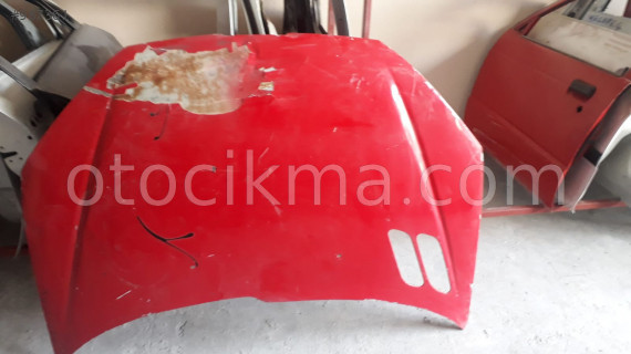 PEUGEOT 206  MOTOR KAPUTU (KIRMIZI) ÇELİKLER OTO