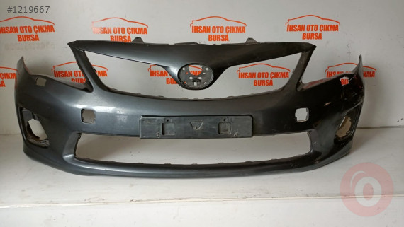 Toyota corolla ön tampon orijinal çıkma füme renk 2010 -2014