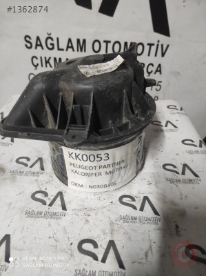 OEM; N030840S  PEUGEOT PARTNER ÇIKMA KALORİFER MOTORU