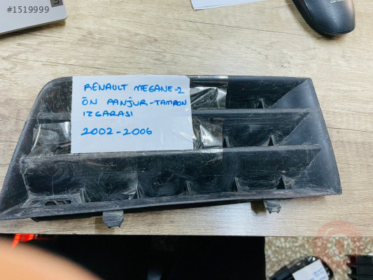 RENAULT MEGANE-2 ÖN TAMPON IZGARASI ORJİNAL ÇIKMA 2002-2006