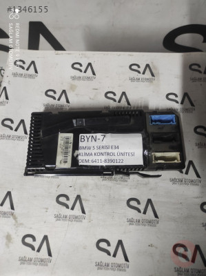 OEM6411-8390122 BMW 5 SERİSİ E34 ÇIKMA KLİMA KONTROL ÜNİTESİ