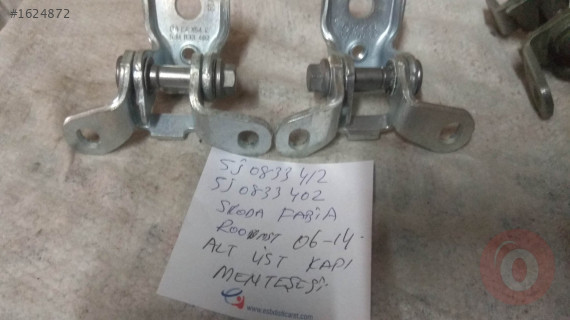 SKODA FABİA RODMASTER 08 14 SOL ARKA  KAPI MENTEŞESİ ORJİNAL