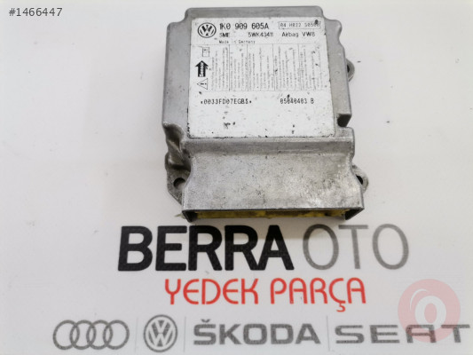 VOLKSWAGEN GOLF 5 JETTA 2003-2010 AİRBAG BEYNİ 1K0909605A