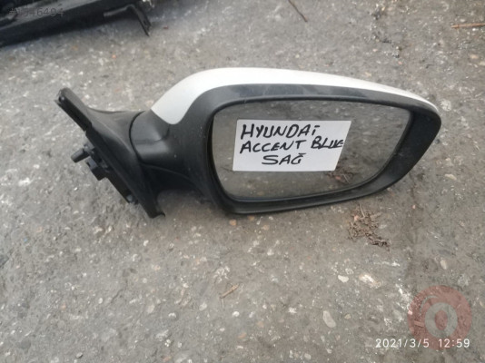 Hyundai Accent blue çıkma orjinal hatasız sağ dikiz aynası