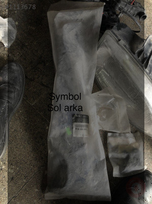 Symbol arka tampon braketi çıkma sıfır ORJİNAL