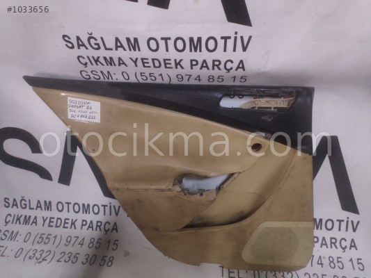 OEM;3C5867211 VW PASSAT B6 SOL ARKA KAPI DÖŞEMESİ
