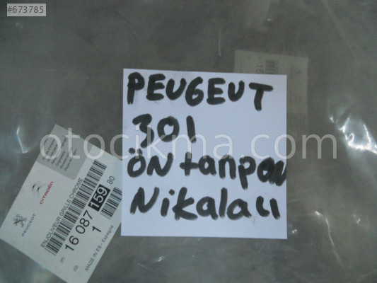 PEUGEOT 301 ÖN TAMPON ORTA NİKELAJI ORJİNAL  1608715980