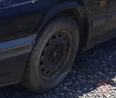 1991 model mazda 929 2.0 çıkma sol ön jant lastik