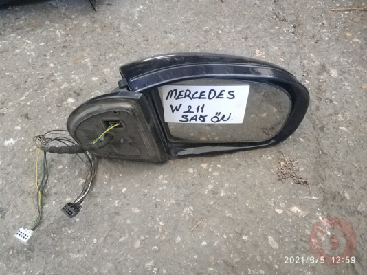 Mercedes w211 çıkma orjinal sağ dikiz aynası