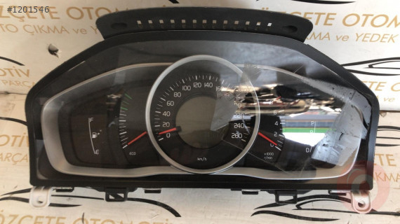 Volvo V60 otomatik Kilometre saati analog orjinal çıkma