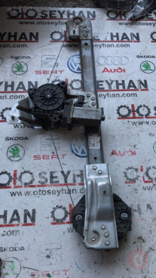 807213282R renault symbol 2015 sol ön kapı cam krikosu