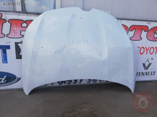 Renault megan 4 motor kaputu beyaz