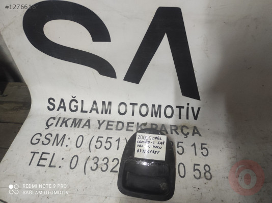 OEM; 633541651 OPEL COMBO-C ÇIKMA  SAĞ YAN KAPI KOLU DIŞ