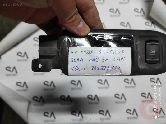 OEM;3B2837113 VW PASSAT B5-GOLF-BORA ÇIKMA  SAĞ ÖN KAPI KOLU