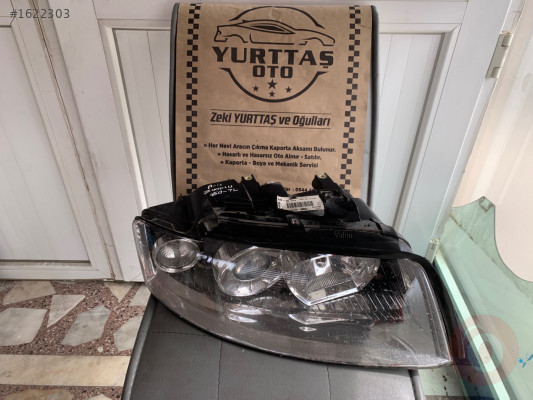 AUDİ A4 ÇIKMA ORJİNAL SAĞ ÖN FAR XENONLU 8E0941030