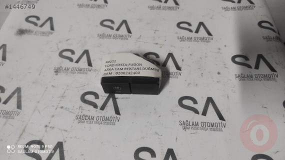 OEM;8200242400 FORD FİESTA-FUSİON ARKA CAM REİSTANS DÜĞMESİ