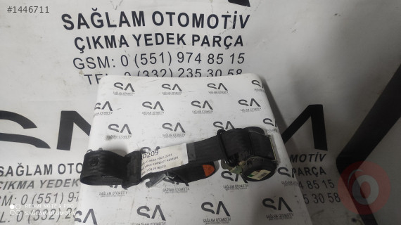OEM;601597600D FORD C-MAX 07-11 ÇIKMA SAĞ ARKA EMNİYETKEMERİ