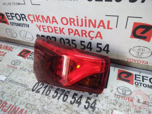 TOYOTA AVENSİS SOL LEDLİ STOP ORJİNA ÇIKMA YEDEK PARÇA 15-17