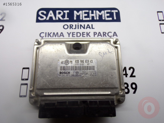 ÇIKMA VW PASSAT 1.9 MOTOR BEYNİ 038906019KD