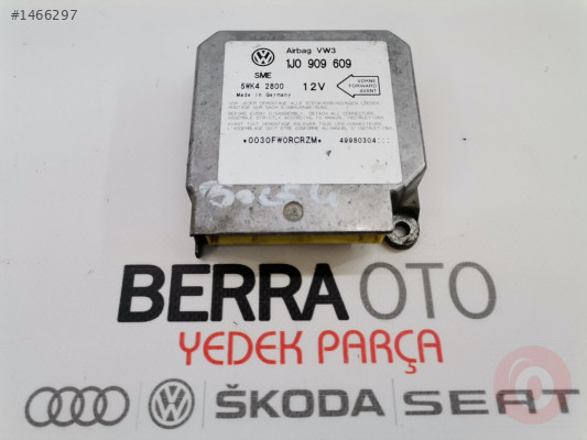 VOLKSWAGEN GOLF BORA JETTA 1998-2006 AİRBAG BEYNİ 1J0909609