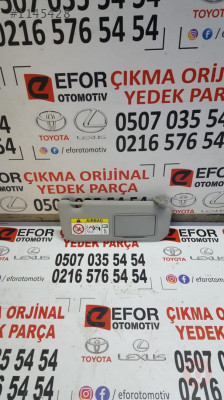 TOYOTA COROLLA SAĞ GÜNEŞLİK ORJİNAL ÇIKMA YEDEK PARÇA 2013