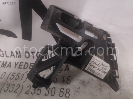 RENAULT MEGANE - 2 ARKA TAMPON SAĞ BRAKET OEM; 8200146042