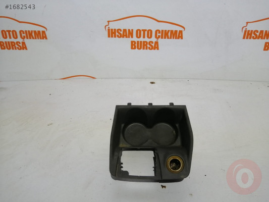 Renault Symbol orta konsol bardaklık ve çakmaklık orijinal