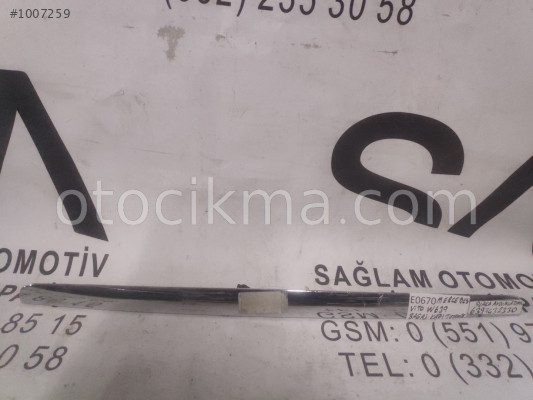 OEM; 6397432330 MERCEDES VİTO W639 BAGAJ KAPI TUTAMAK PLAKA
