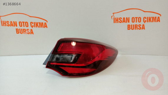 Opel Astra j sağ dış stop orijinal Çıkma