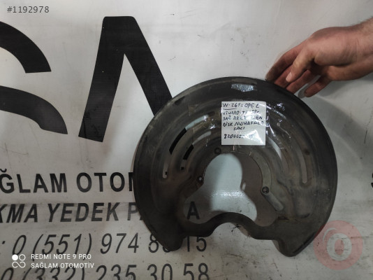 OEM8200050009 VİVARO-TRAFİC ÇIKMA SAĞ ARKA FREN DİSKMUHAFAZA
