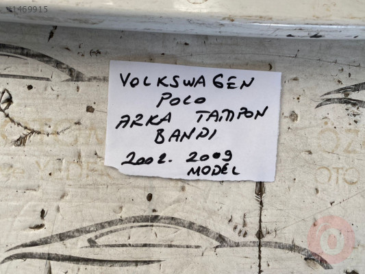 VOLKSWAGEN POLO ARKA TAMPON BANDI 2002-2009 MODEL ORİJİNAL