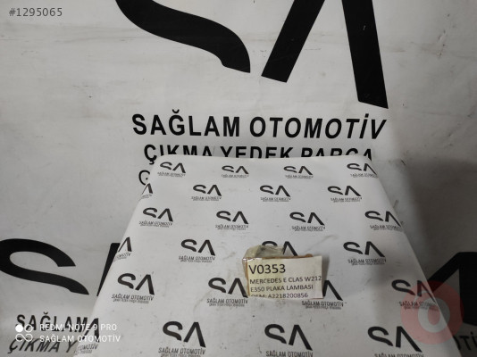 A2218200856 MERCEDES E CLASS W212-E350 ÇIKMA PLAKA LAMBASI