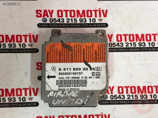 Mercedes w211 cikma Airbag beyni A2118203385