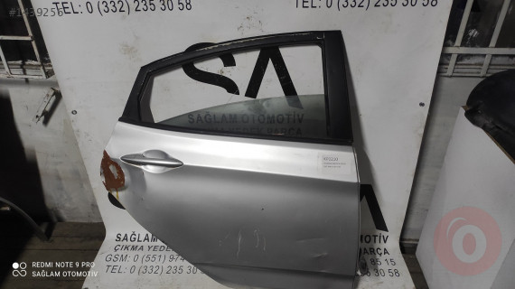 HYUNDAİ İ20 14-18 ÇIKMA  SAĞ ARKA KAPI GRİ